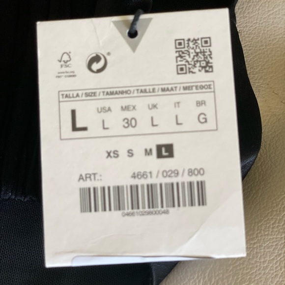 Zara Satin Crop Top - Picture 5 of 5